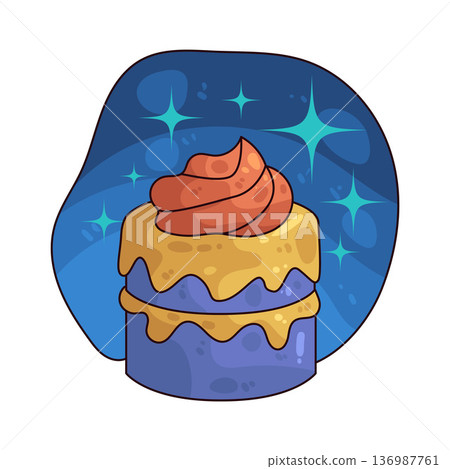 Illustration of Cake Illustration of Cake 136987761