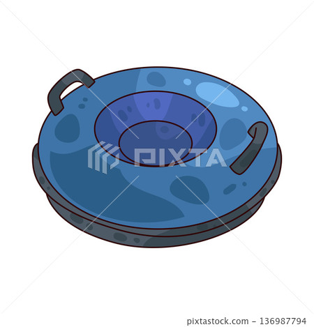 Illustration of Snow Tube 136987794