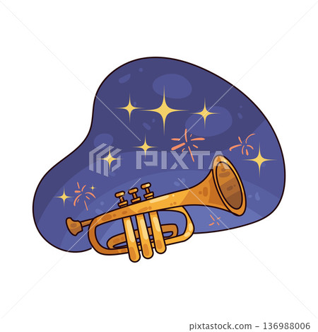 Illustration of Trumpet 136988006