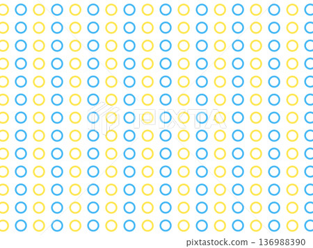 Blue and yellow circle background material Blue and yellow circle background material 136988390