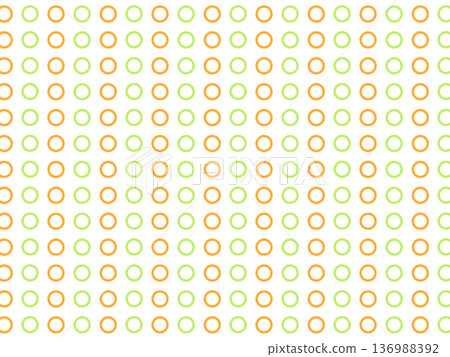 Green and orange circle background material Green and orange circle background material 136988392