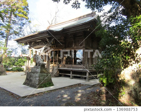 Buildings inside Tomisaki Shrine in Katsuura, Chiba Prefecture Buildings inside Tomisaki Shrine in Katsuura, Chiba Prefecture 136988753