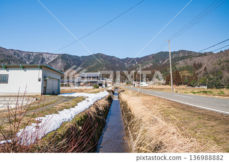 滋賀縣長濱市長原村，琵琶湖畔一個仍有積雪的山村 136988882