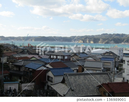 View from the hills of Katsuura, Chiba Prefecture View from the hills of Katsuura, Chiba Prefecture 136989001