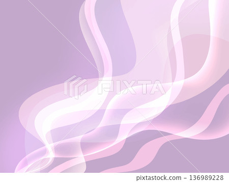 光滑透明的煙霧波浪背景素材 光滑透明的煙霧波浪背景素材 136989228