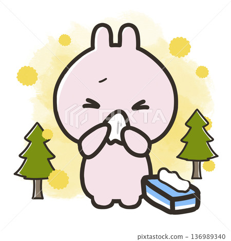 花粉症兔子 花粉症兔子 136989340