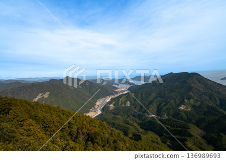 三重縣紀北町，世界遺產，熊野古道，伊勢路，馬賀峠，備志山，象背觀景台 136989693