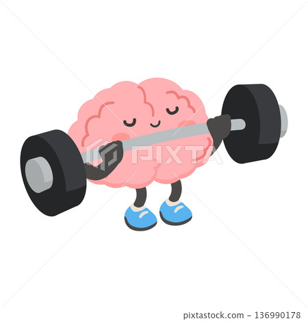 Brain Lifting Weights For Mental Strength Brain Lifting Weights For Mental Strength 136990178