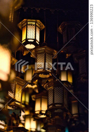 Temple No. 1, Ryozenji Temple, Main Hall, Hanging Lantern Temple No. 1, Ryozenji Temple, Main Hall, Hanging Lantern 136990223
