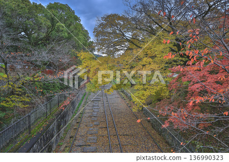 Historic Keage Incline Surrounded by Seasonal Kyoto Scenery Nov 26 2025 Historic Keage Incline Surrounded by Seasonal Kyoto Scenery Nov 26 2025 136990323