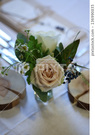 Wedding Rose Dinner Party 136990835