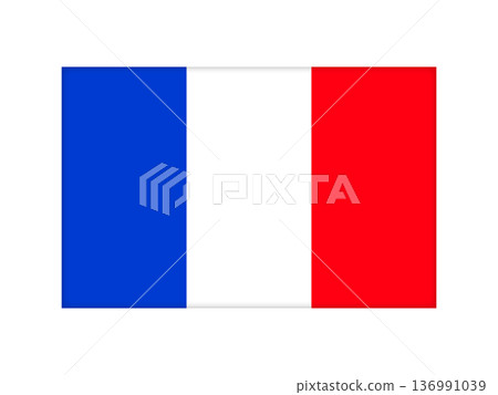 酷炫的法國國旗插畫素材 2 136991039