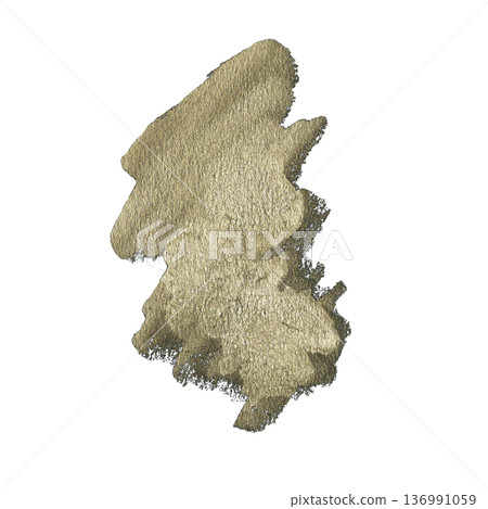 Abstract gold watercolor stain with subtle paper texture for celebratory backgrounds.Warm,shimmering element adds luxury to birthday,Valentines Day,New Year,Christmas designs,cards 136991059