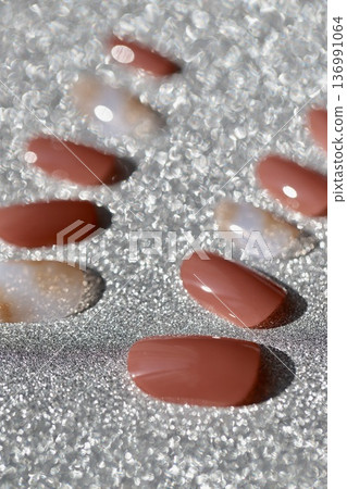 米粉色美甲貼片 - 自製美甲 米粉色美甲貼片 - 自製美甲 136991064