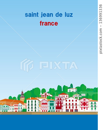 Saint Jean de Luz, Basque Country, France, summer scenery Saint Jean de Luz, Basque Country, France, summer scenery 136991336