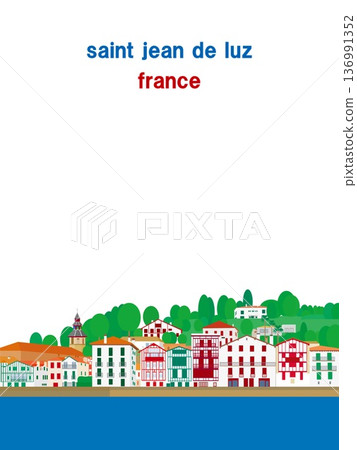 法國巴斯克地區聖讓德呂茲的夏日景色 法國巴斯克地區聖讓德呂茲的夏日景色 136991352