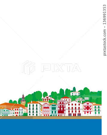 法國巴斯克地區聖讓德呂茲的夏日景色 法國巴斯克地區聖讓德呂茲的夏日景色 136991353