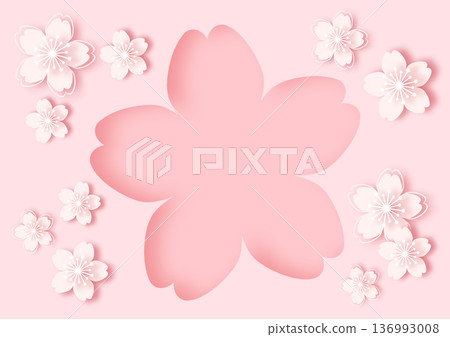 櫻花背景 136993008