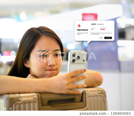 航班延誤通知確認 ■拍攝合作:關西國際機場(KIX) 航班延誤通知確認 ■拍攝合作:關西國際機場(KIX) 136993083