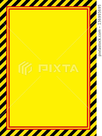 危險警告框豎圖 危險警告框豎圖 136993695
