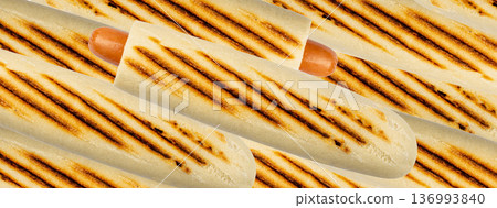 Hotdog pattern Hotdog pattern 136993840