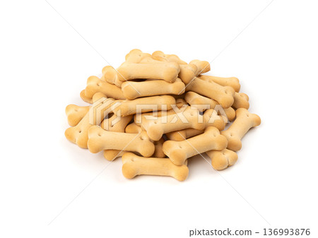 Dog biscuits, soft crunchy pet treats, flavored small canine cookie, bone shape biscuit, puppy food Dog biscuits, soft crunchy pet treats, flavored small canine cookie, bone shape biscuit, puppy food 136993876