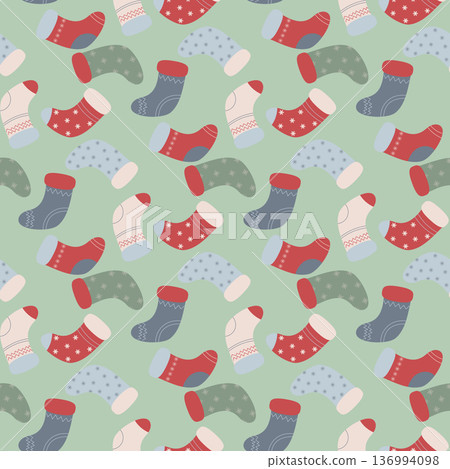 christmas socks pattern christmas socks pattern 136994098