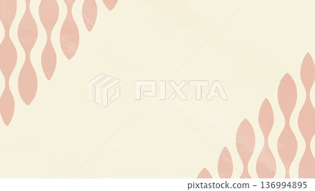 復古風格抽象背景插圖 136994895