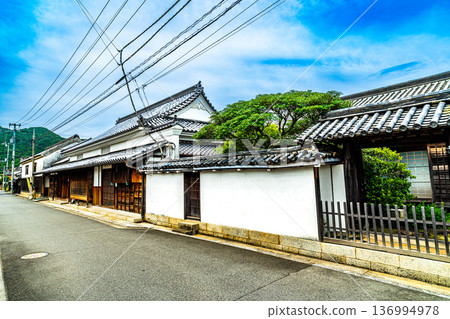 引田的初秋：香川縣東香川市魚苗街與三州井筒屋敷2 136994978