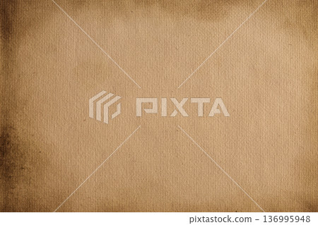 aged canvas material paper with rough grunge texture 136995948
