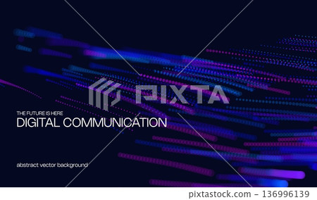 Ai tech background with abstract dot line pattern. Design education big data, future digital network, business connect and science concept for banner, web or presentation. Ai tech background with abstract dot line pattern. Design education big data, future digital network, business connect and science concept for banner, web or presentation. 136996139