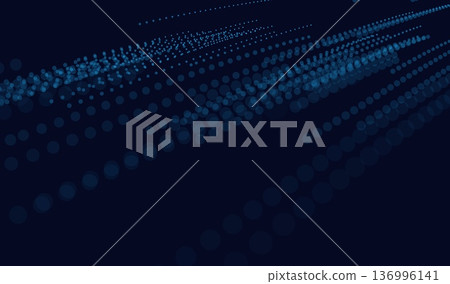 Abstract 3D ai circles background for cyber and digital technology design. Data science line for big data blue concept and network tech future backdrop. Abstract 3D ai circles background for cyber and digital technology design. Data science line for big data blue concept and network tech future backdrop. 136996141