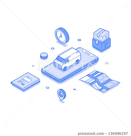 Exploring isometric logistics technology through mobile applications and delivery systems 136996297