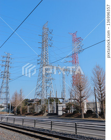 Utsunomiya LRT Line, a sunny day in February 136996357