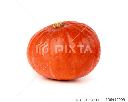 Red kuri squash or hokkaido pumpkin 136996909