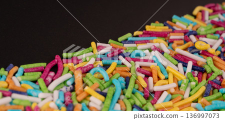 Candy Sprinkle Texture Background Candy Sprinkle Texture Background 136997073