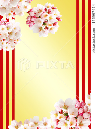 Cherry blossom background 136997414