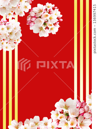 Cherry blossom background 136997415