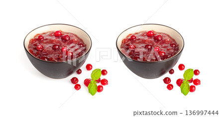 Cranberry Jam Smear, Red Marmalade Splash, Cranberries Jelly, Fruity Confiture Smudge Cranberry Jam Smear, Red Marmalade Splash, Cranberries Jelly, Fruity Confiture Smudge 136997444