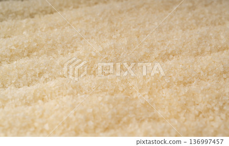Gelatin powder macro texture 136997457