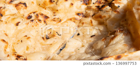 Indian Flat Bread Pattern, Traditional Flatbread Textured Background Indian Flat Bread Pattern, Traditional Flatbread Textured Background 136997753
