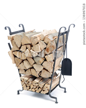 Firewood metal stand 136997818