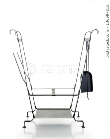 Firewood metal stand 136997819