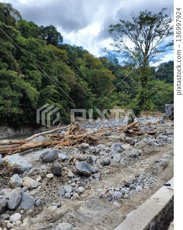 natural disasters and landslides 136997924