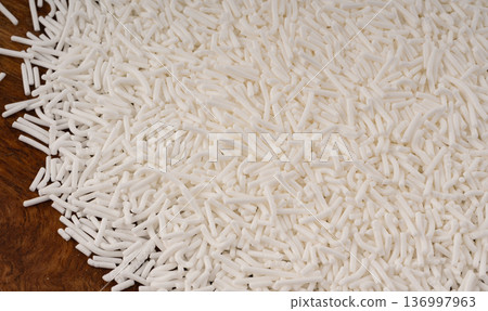 Candy Sprinkle Pile, Donut White Sprinkles 136997963