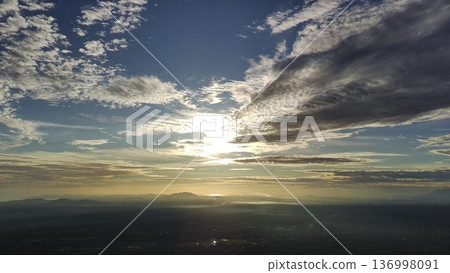 clouds and sun clouds and sun 136998091