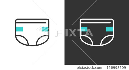 尿布圖標 136998509