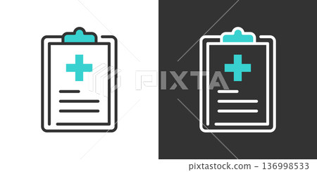 medical record icon medical record icon 136998533