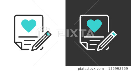 love letter icon 136998569