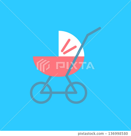 stroller icon stroller icon 136998580